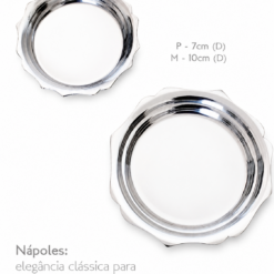 SALVA NÁPOLES M - 10cm (PRATA 90)
